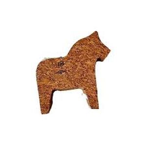 lot 24671 image: Set of 5 Almhult IKEA Cork Horse Decorations
