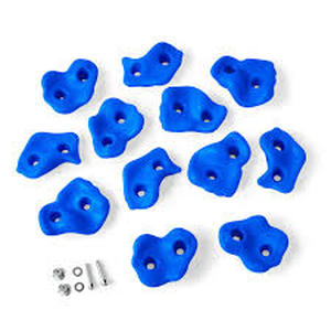 lot 24687 image: Backyard Discoveries Rock Climbing Wall Hand Holds