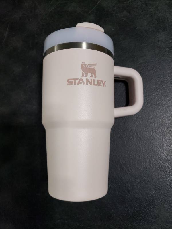 lot 7039 image: Stanley Insulated Travel Mug with Straw - Retail $25