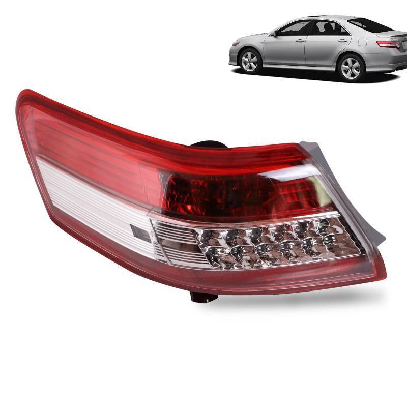 lot 7993 image: Lathsy Tail Light Outer Compatible With 2010 2011 Toyota Camry Left Driver Side Taillight Replace 8156006340
