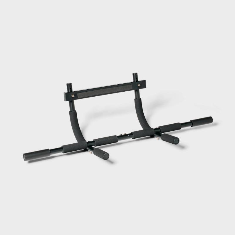 lot 9091 image: Multi-function Pull-Up Weight Bar 250lbs - All In Motion Iron Workout Equipment - Retail $21
