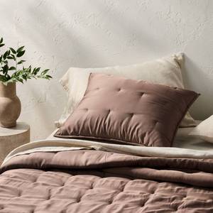 lot 9672 image: 2 PACK Standard Rayon from Bamboo Quilt Pillow Sham Fig - Casaluna - Retail $34