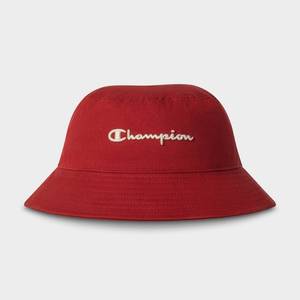 lot 9769 image: Champion Adult Sunset Twill Bucket Hat - Red - Retail $16