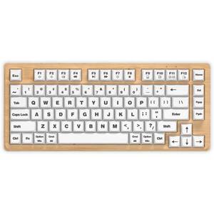 lot 9770 image: iJoy Wireless Wooden Keyboard - Retail $30