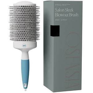 lot 1094 image: Round Brush for Blow Drying - Extra Large Ceramic Ion Thermal Barrel for Precise Styling and Maximum Volume - Lightweight Hair Brush for Smooth Manageable Hair (Bristle 3.4 in, Barrel 2.5 in)