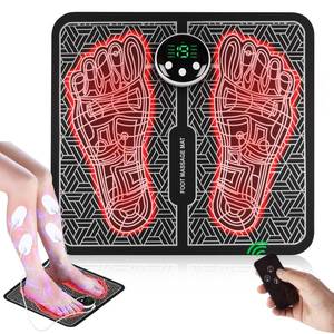 lot 2239 image: Phixnozar TENS & PMS, Transcutaneous Electronic Nerve Stimulator, EMS Foot Massager Mat for Muscle Relaxation,Back & Leg Foot Massage