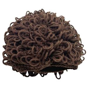 lot 2283 image: Ipetboom Children Wig Hat for Toddlers, Cute Knit Beanie for Boys and Girls Soft Woolen Yarn Winter Hat Perfect for Photoshoots 7.8 Inch