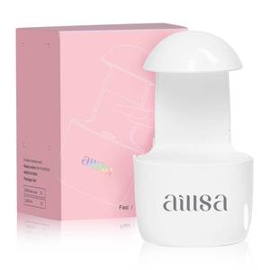 lot 2284 image: AILLSA Mini UV Light for Gel Nails LED Nail Lamp Flash Cure Lamp Handheld Portable Nail Dryer Single Finger Nail UV Light Rechargeable
