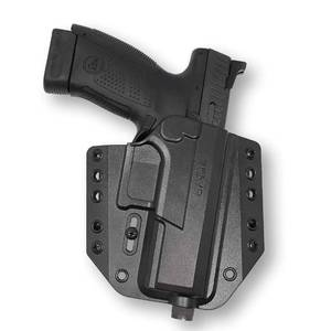 lot 4258 image: Holster for CZ P10c - OWB Holster for Concealed Carry  Custom fit to Your Gun - Outside the Waistband - Comfort and Concealment - EDC - Pistol Holster - Gun Holster