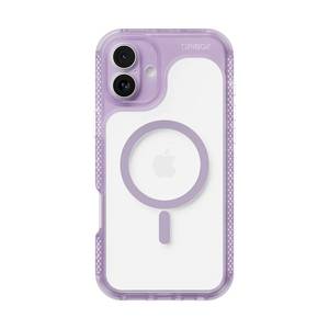 lot 4270 image: ORIbox Seralyn Series for iPhone 16 Plus Case - MagSafe Compatible, Triple-Layer Shockproof Protection, Crystal-Clear Back with Elegant Matte Frame(6.7, Lilac Dream)