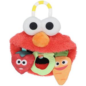 lot 4289 image: Kids Preferred Sesame Street Elmo On The Go Activity Toy with Silicone Teether for Newborns