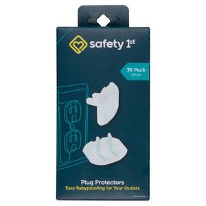 lot 4318 image: Safety 1st Electrical Outlet Baby Proof Covers, Secure Outlet Plugs, Baby Proofing, 36 Count