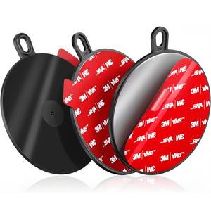 lot 6219 image: Dashboard Pad Mounting Disk for Suction Cup, 95mm (3.74) Heat Resistant Adhesive Disc for Dash Camera Windshield Holder, GPS, Tablet, Car Phone Bracket Base with Sticky Adhesion Replacement 3 Pack