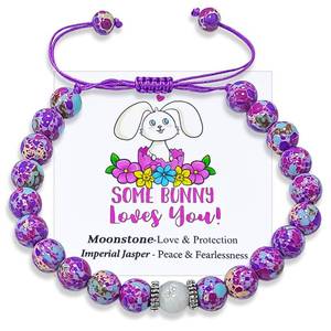 lot 6230 image: YXOTJHS Mothers Day Bracelet Gifts For Mom, Purple Emperor Stone Bracelets For Mama, Grandma, Grandmother, Women, Mother Day Birthday Gifts From Daughter, Mothers Day Ideas Gift