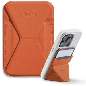 lot 6263 image: MOFT Magnetic Wallet Stand Compatible with iPhone 171615141312 Series, Angle Adjustment & Magsafe Compatible MOVAS Phone Stand,Sunrise