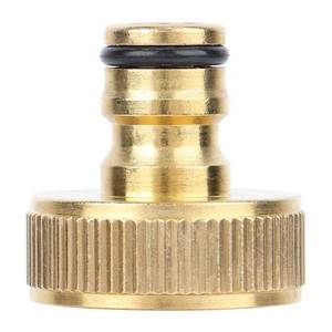 lot 6306 image: 1 Inch Female Thread Quick Connection Hose Connector Water Pipe Adapter Solid Brass Quick Connector Garden Hose Fitting Water Hose Connectors