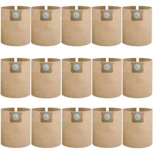 lot 11234 image: 15 Pack DXVA19-4104 Vacuum Bags Compatible With DEWALT 5-8 Gallon WetDry Vacuums, Dust Disposable Collection Bag DXV05P, DXV05S, DXV06PL, DXV08S, DXV08SL, DXV08SA