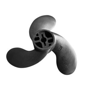 lot 11251 image: DEDC 3-Vanes Black High Strength Nylon Propeller, High Performance Propeller for Tohatsu Nissan 2.53.5HP Mercury Outboard