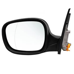 lot 11288 image: Left Side Mirror Assembly Compatible with X3 2011-2014 Heated & Power Adjustment Glass & Electric Folding Driver Door Mirror (3Pins Glossy Black)