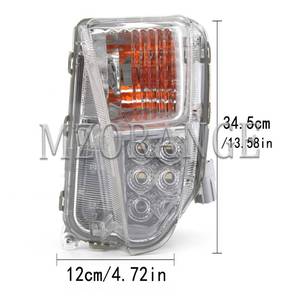 lot 11312 image: MZORANGE Fog Light Front Driving Turn Signal Lamp For Toyota Prius 2012 2013 2014 2015 with Bulb (Left and Right)