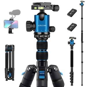 lot 11333 image: JOILCAN Tripod for Camera, 81 Aluminum Camera Tripod, 83 DSLR Tripods & Monopods, Heavy Duty Travel Tripod for Binoculars Spotting Scope Telescope, Max Load 35lb