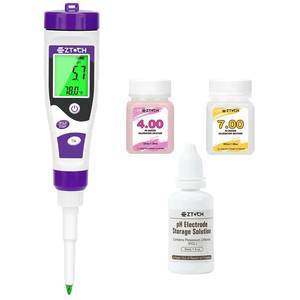 lot 11368 image: EZTOCH Food pH Meter, Digital pH Meter for Food Fermentation Canning Cooking, Smart Sourdough pH Tester for Bread Cheese Sauces, Measure pH in Water, Brewing, Meat, Sausages, Pickles, Sushi Rice