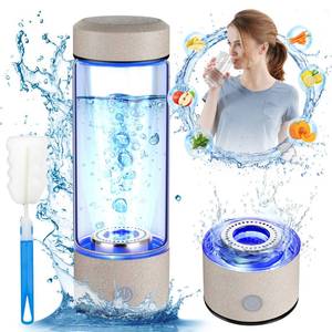 lot 11415 image: 2026 Upgrade Hydrogen Water Bottle, Hydrogen Water Generator with Advanced SPE PEM Technology, 420ml(14OZ) Hydro Water Machine, Portable Water Ionizer for Office, Travel, Fitness & Everyday Hydration