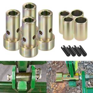 lot 11452 image: Yoursme 2 Pairs of Cat 1 Quick Hitch Adapter Bushing Kit Fits Category 1 3-Point Hitch Tractors Replace TK95029