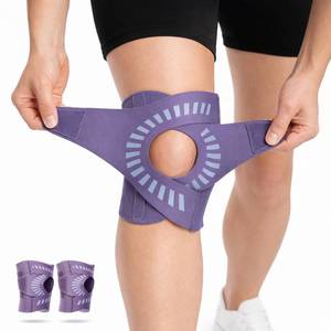 lot 11454 image: KNEEBRIGHT Light Hinged Knee Brace for Women, Strong Adjustable Compression Knee Brace, Quick Wrap Around Patella Support with Side Stabilizers for Meniscus Tear, Arthritis
