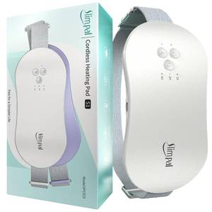 lot 11457 image: Slimpal Portable Heating Pad for Period Cramps, Electric Cordless Wearable Heat Pad Belt for Menstrual Cramps Relief, 3 Timer Auto Off Setting, Stocking Stuffers Gifts Her Women Girl, Beige
