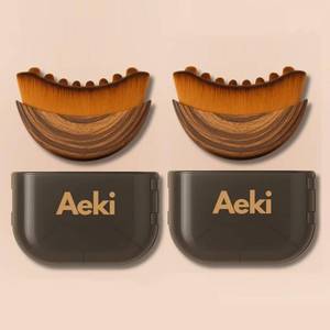 lot 12051 image: Aeki Lymphatic Contour Face Brush - Reduces Puffiness & Restores Definition, Aeki Lymphatic Face Brush, 100% Gentle & Soft on Skin  Naturally Sculpted Look,Aekii Facial Brush (2 Set)