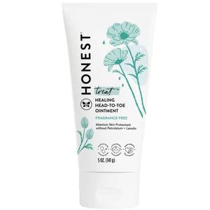 lot 12129 image: The Honest Company Head to Toe Multi-Purpose Healing Ointment, Safe for Sensitive Skin, Hypoallergenic, Fragrance-Free, Vegan, 5 oz