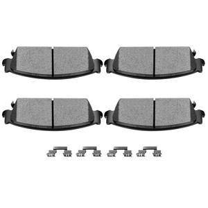 lot 12147 image: Rear Brake Pads, ECCPP 4pcs Rear Ceramic Brake Pads Kits Pads Set fit for Cadillac Escalade ESV EXT, for Chevy Avalanche Suburban Silverado, for GMC Sierra Yukon D1194-8312