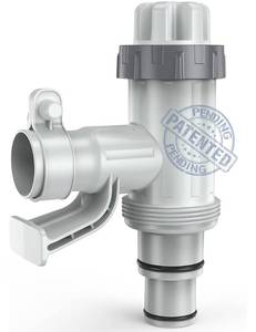 lot 12159 image: POOLHACKER  Patented  Pool Plunger Valve Plus for Above Ground Pool, Pool Pipe Holder with Plunger Valve Pool Parts and Accessories, Shut Off Valve, Replacement for Above Ground Pool Fittings