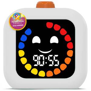 lot 12165 image: Digital Visual Timer for Kids - Rechargeable, Silent Count UpDown for Calmer Routines - 99 Min Countdown Kids Timer for Classroom, Home & Therapy - Builds Focus & Independence