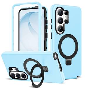 lot 12202 image: DuiDuiQ Compatible with Samsung Galaxy S26 Ultra Case with Magnetic Ring Stand Compatible with Mag-SafeMilitary Grade Drop ProtectionBuild in Kickstand S26 Ultra Phone Case 6.9,Blue