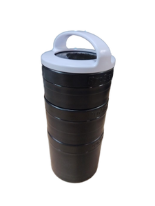lot 14085 image: ProStack 3pc Black Cup Set 250mL Each