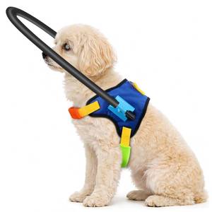 lot 14145 image: LetPetRun Blind Dog Halo Harness, Adjustable Protective Halo Collar for Blind Dogs,Navigation Assistance for Visually Impaired Pets (XS for 9.5-13.5in)