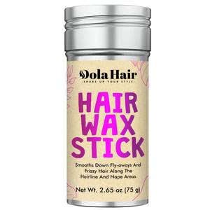 lot 14188 image: Dolahair Hair Wax Stick - Flyaway Control and Styling Pomade for Kids, Women, and Men - Slick Back Hair Bun Maker and Hair Accessorie for Teen Girls (1 Pack of Wax)