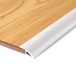 lot 14266 image: BNELL Carpet & Floor Edging Trim Strip,Self Adhesive-PVC Floor Transition Strip,Thresholds for Doorways with a Height Less Than 10 MM (6.56FT_White)