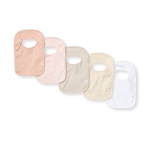 lot 14271 image: Burt��s Bees Baby Organic Baby Bibs �� 100% Cotton Newborn Infant Bibs for Baby Boys & Girls