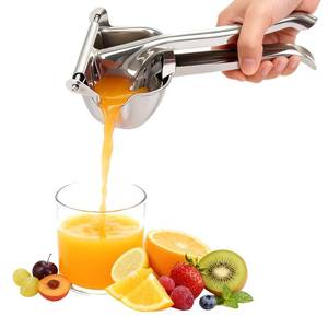 lot 19209 image: Real Stainless Steel Lemon Squeezer Citrus Juicer Hand Press Heavy Duty Manual Squeeze Juice Extractor Maker Orange Lime Grapefruit Presser