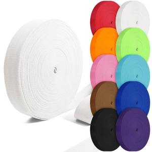 lot 20185 image: Grosun Cotton Webbing 1 inch 1.5 inch 2 inch Webbing Tote Strap Canvas Straps for Bags, 10 25 50 3.3 Yards Cotton Polyester Webbing (White, 1 Inch x 10 Yards)