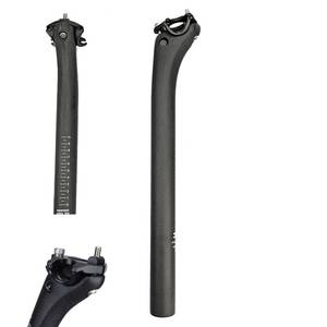 lot 20248 image: Joxvizx Bike Carbon SeatPost 27.231.6-400350mm,Ultralight Carbon Fiber MTB Bicycle Seat Post,Adjustable Offset Cycling Seat Tube for Road Mountain Bike,Fixed Gear,BMX,3K Matte Black (27.2X350MM)
