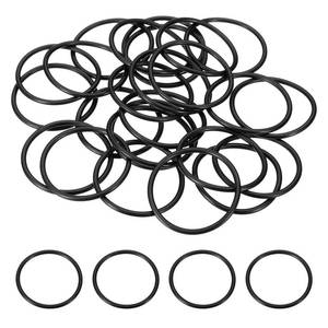 lot 20261 image: uxcell 10Pcs AS-041 O-Rings, Nitrile Rubber O-Rings 3 ID, 3-18 OD, 116 Width Round Sealing Gasket for Hydraulic Pneumatic Systems Sealing Repair (90 Durometer, Black)