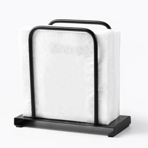 lot 20265 image: WIVKFML Napkin Holder, Modern Standing Paper Napkin Holders for Kitchen Dining Table, Metal Napkin Storage for All Dining Room Decors, Black