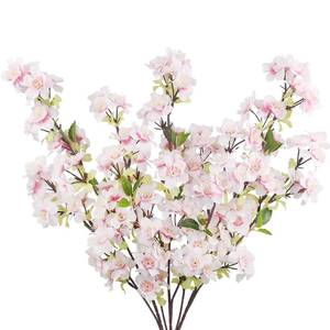 lot 20282 image: FAICOIA 3 Pcs Cherry Blossom Branches for Vase Long Stems Artificial Flowers Spring Summer Decor Pink Faux Silk Cherry Blossom Branches for Home Wedding Party Table Centerpieces
