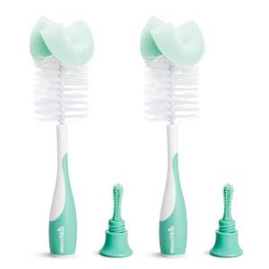 lot 20303 image: Munchkin� Sponge Bottle Brush, 2 Pack, Green