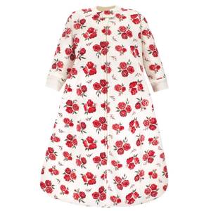 lot 20309 image: Hudson Baby Unisex Baby Premium Quilted Long Sleeve Sleeping Bag and Wearable Blanket, Red Rose, 18-24 Months