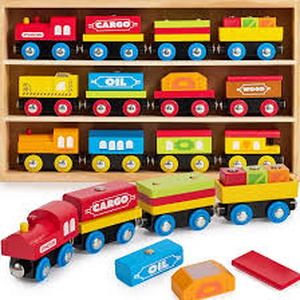 lot 1120 image: Wooden train set